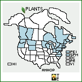 Distribution of Antennaria howellii Greene ssp. petaloidea (Fernald) Bayer. . 