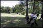 President George W. Bush and President Tabare Vazquez of Uruguay shed their sport jackets Saturday, March 10, 2007, for a walking tour of Estancia Anchorena, the Uruguayan leader's presidential retreat. White House photo by Eric Draper