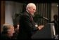 Vice President Dick Cheney addresses the National Press Club during a luncheon honoring the recipients of the Gerald R. Ford Journalism Awards in Washington, D.C., Monday, June 13, 2005. White House photo by Paul Morse