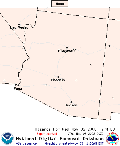 National Digital Forecast Database Image