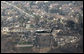 President George W. Bush, aboard Marine One, receives an aerial tour of fire-ravaged Southern California Thursday, Oct. 25, 2007. At least three people have died since the fires began and thousands have been evacuated from their homes. White House photo by Eric Draper