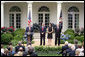 Rob Portman speaks during his swearing-in ceremony as the Director of the Office of Management and Budget in the Rose Garden Friday, June 2, 2006. White House photo by Kimberlee Hewitt