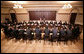 President George W. Bush meets with members of the Chinese Leadership Program Fellows, Monday, June 5, 2006 at the Eisenhower Executive Office Building in Washington. White House photo by Eric Draper