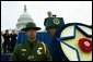 President George W. Bush speaks during the 22nd Annual Peace Officers' Memorial Service at the U.S. Capitol in Washington, D.C., Thursday, May 15, 2003. 