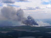 The chemical and particulate composition of the smoke plume from this boreal forest fire near Ft. McMurry in northern Alberta was the subject of an aerial study by ARCTAS mission scientists aboard NASA's DC-8 flying laboratory on July 1.