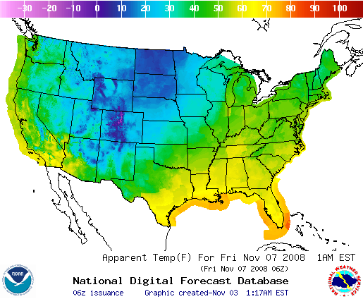 National Digital Forecast Database Image