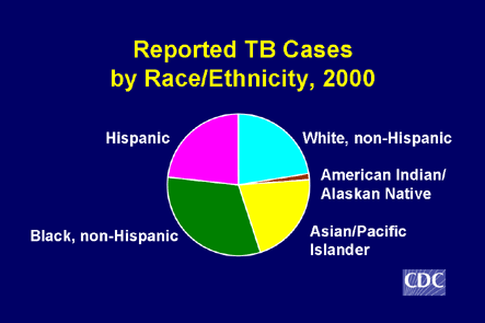 Slide 7: Reported TB Cases by Race/Ethnicity, 2000