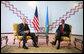 President George W. Bush meets with the President of Rwanda Paul Kagame Tuesday Feb. 19, 2008, at the Presidency in Rwanda. White House photo by Eric Draper