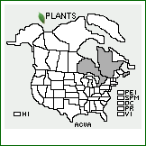 Distribution of Aconitum variegatum L.. . 