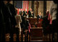 Led by Vice President Dick Cheney, members of Congress applaud Prime Minister Ehud Olmert of Israel, Wednesday, May 24, 2006, during a Joint Meeting held at the U.S. Capitol in Prime Minister Olmert's honor. White House photo by David Bohrer