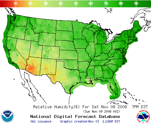 National Digital Forecast Database Image