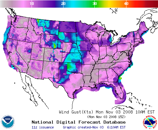 National Digital Forecast Database Image