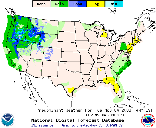 National Digital Forecast Database Image