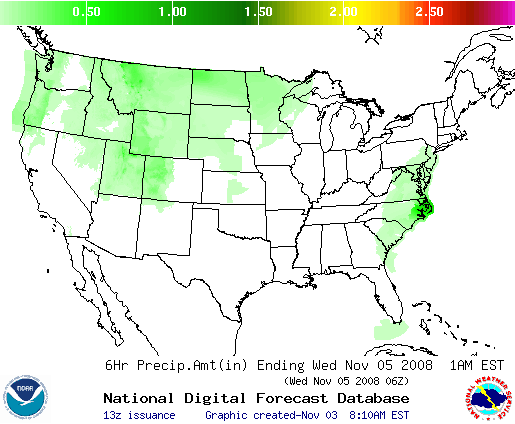 National Digital Forecast Database Image