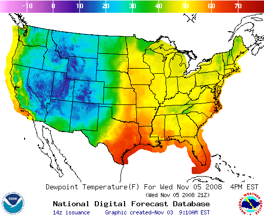 National Digital Forecast Database Image