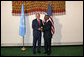 President George W. Bush meets with Kofi Annan, Secretary-General of the United Nations, Tuesday, Sept. 19, 2006, prior to addressing the General Assembly in New York City. White House photo by Eric Draper