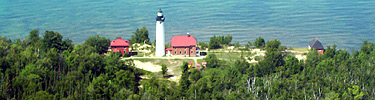 Lake Superior's Au Sable Light Station, built in 1874 by the U.S. Lighthouse Service, is located within Pictured Rocks National Lakeshore.