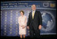 President George W. Bush and Laura Bush attend the White House Conference on Global Literacy at The New York Public Library in New York City Monday, September 18, 2006. The conference encourages international involvement and new partnerships to support literacy efforts. It highlights several UNESCO programs. White House photo by Eric Draper