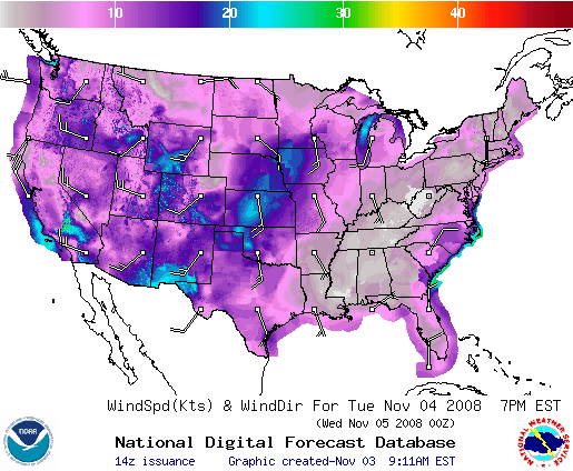 National Digital Forecast Database Image