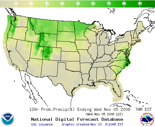 National Digital Forecast Database Image