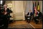 President George W. Bush meets with Prime Minister Guy Verhofstadt of Belgium in his office in Brussels, Belgium, Feb. 21, 2005. White House photo by Eric Draper