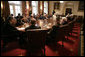 President George W. Bush meets with Republican members of the House of Representatives in the Cabinet Room, Tuesday, January 9, 2007, at the White House. White House photo by Eric Draper