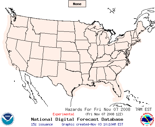 National Digital Forecast Database Image