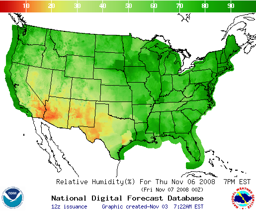 National Digital Forecast Database Image