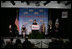 Mrs. Laura Bush addresses her remarks at the 2007 Preserve America National History Teacher of the Year Award at the Museum of the City of New York, Friday, Nov. 16, 2007 in New York, where Mrs. Bush honored fifth grade history teacher Maureen Festi, who teaches at Stafford Elementary School in Stafford, Conn., with the award. Award winner Maureen Festi, Stafford Elementary School, Stafford, Connecticut.