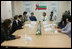 Mrs. Laura Bush participates in a roundtable discussion on HIV/Aids Monday, June 11, 2007, at the Ministry of Health in Sofia, Bulgaria.