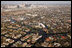 An aerial view shows the flood-ravaged areas of New Orleans, Louisiana Thursday, September 8, 2005. The damage was created by Hurricane Katrina, which hit both Louisiana and Mississippi on August 29th.