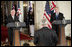 President George W. Bush and Prime Minister John Howard of Australia hold a joint press conference in the East Room Tuesday, May 16, 2006. "The people of Australia are independent-minded, they're smart, they're capable, their hardworking and I really enjoy my relationship with the Prime Minister," said President Bush.