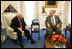 Vice President Dick Cheney meets with President Jalal Talabani of Iraq, Wednesday, Oct. 3, 2007, in the West Wing of the White House.