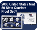 2008 United States Mint 50 State Quarters Proof Set™