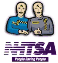 Vince & Larry & NHTSA Logo