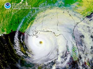 Hurricane Ivan Prrior to Landfall