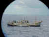 An Asian fishing vessel.