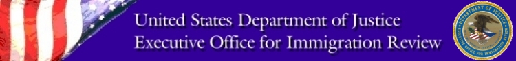 United States Department of Justice, Executive Office for Immigration Review