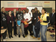 Secretary Spellings with students and teachers at Columbia High School in Columbia, South Carolina. 