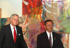 Under Secretary Reuben Jeffery III tours the ASEAN Secretariat with ASEAN Deputy Secretary General Dammen on September 10, 2007, in Jakarta, Indonesia.
