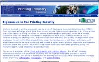 Ergonomics in the Printing Industry