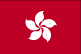 Flag of Hong Kong is red with a stylized, white, five-petal bauhinia flower in the center.