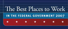 Logo of Best Places to Work in the Federal Government 2007