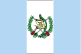 Flag of Guatemala is three equal vertical bands of light blue (hoist side), white, and light blue with the coat of arms centered in the white band; the coat of arms includes a green and red quetzal (the national bird) and a scroll bearing the inscription LIBERTAD 15 DE SEPTIEMBRE DE 1821 (the original date of independence from Spain) all superimposed on a pair of crossed rifles and a pair of crossed swords and framed by a wreath.