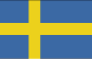 Flag of Sweden is blue with a golden yellow cross extending to the edges of the flag; the vertical part of the cross is shifted to the hoist side.