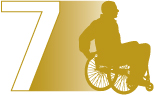 Chapter 7 illustration of a person moving in a wheelchair