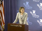 Colleen P. Graffy, Deputy Assistant Secretary for European and Eurasian Affairs, delivers remarks at the Heritage Foundation. [Heritage Foundation photo]