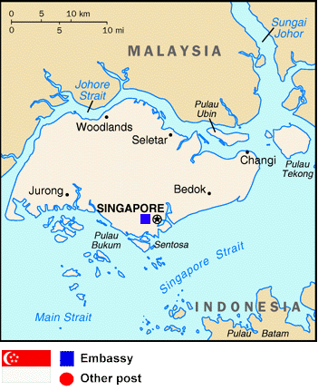 singapore map