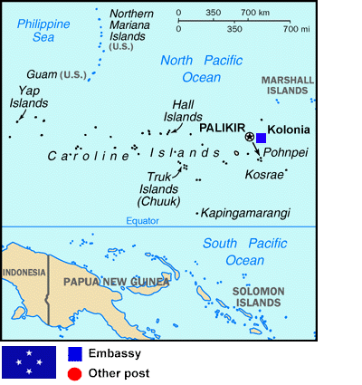 micronesia map