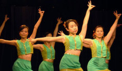 Photo of a performance from the 2007 International Education Week at Indiana University Bloomington